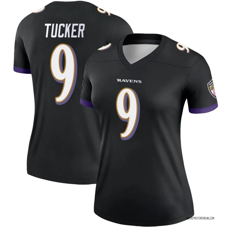 Justin Tucker Baltimore Ravens Women's Legend Nike Jersey - Black