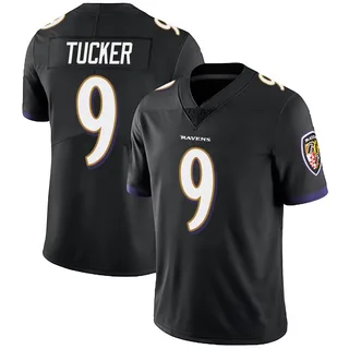 Justin Tucker Baltimore Ravens Youth Limited Alternate Vapor Untouchable Nike Jersey - Black