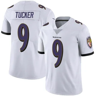 Justin Tucker Baltimore Ravens Youth Limited Vapor Untouchable Nike Jersey - White
