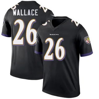 K'Von Wallace Baltimore Ravens Men's Legend Nike Jersey - Black