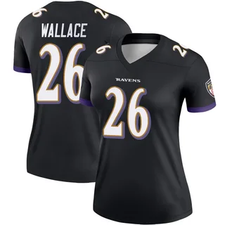 K'Von Wallace Baltimore Ravens Women's Legend Nike Jersey - Black