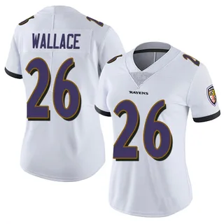 K'Von Wallace Baltimore Ravens Women's Limited Vapor Untouchable Nike Jersey - White