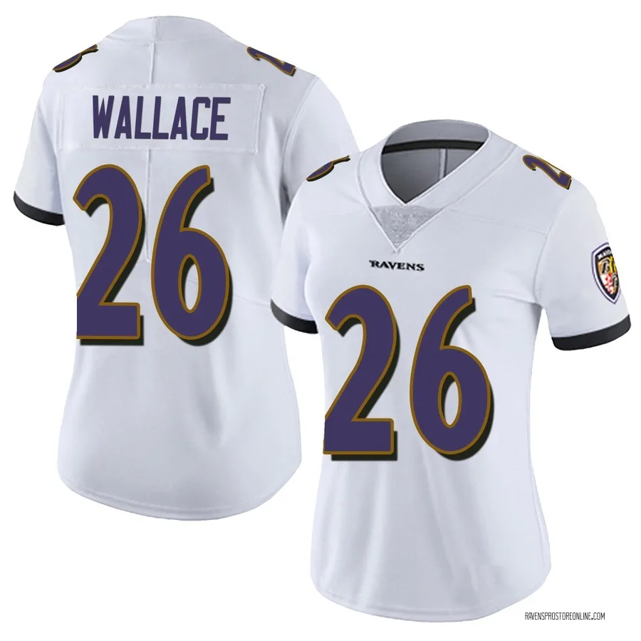 K'Von Wallace Baltimore Ravens Women's Limited Vapor Untouchable Nike Jersey - White