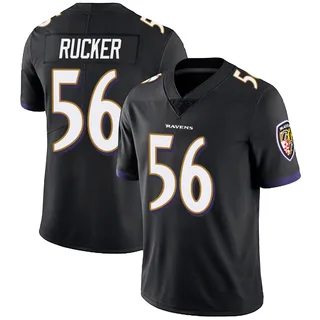 Kaimon Rucker Baltimore Ravens Men's Limited Alternate Vapor Untouchable Nike Jersey - Black