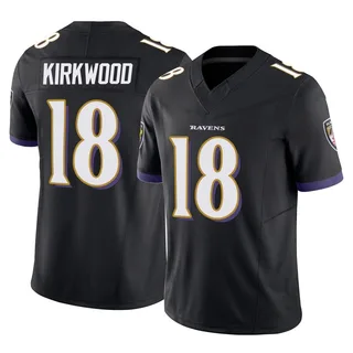 Keith Kirkwood Baltimore Ravens Youth Limited Vapor F.U.S.E. Nike Jersey - Black
