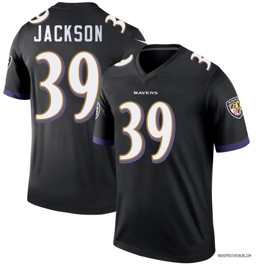 Keondre Jackson Baltimore Ravens Men's Legend Nike Jersey - Black