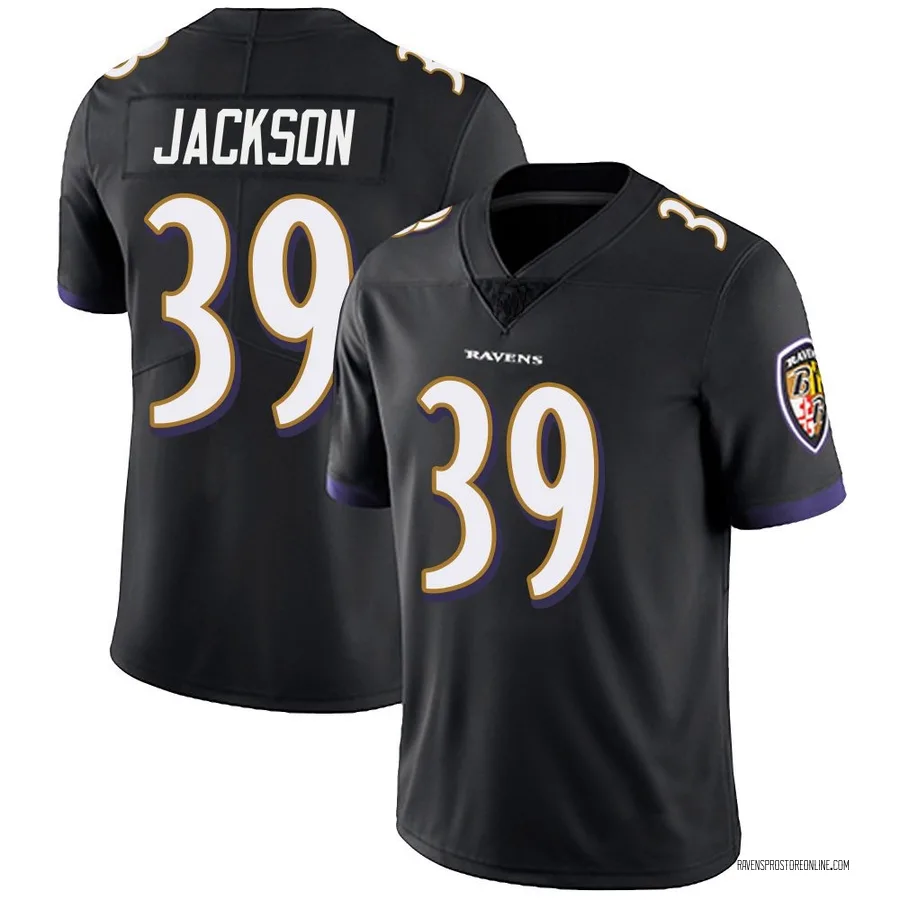 Keondre Jackson Baltimore Ravens Men's Limited Alternate Vapor Untouchable Nike Jersey - Black