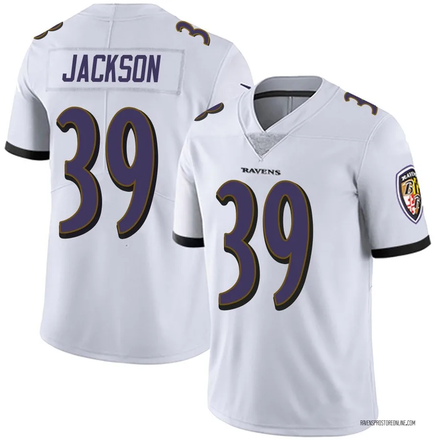 Keondre Jackson Baltimore Ravens Men's Limited Vapor Untouchable Nike Jersey - White