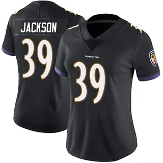 Keondre Jackson Baltimore Ravens Women's Limited Alternate Vapor Untouchable Nike Jersey - Black