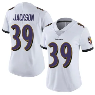 Keondre Jackson Baltimore Ravens Women's Limited Vapor Untouchable Nike Jersey - White