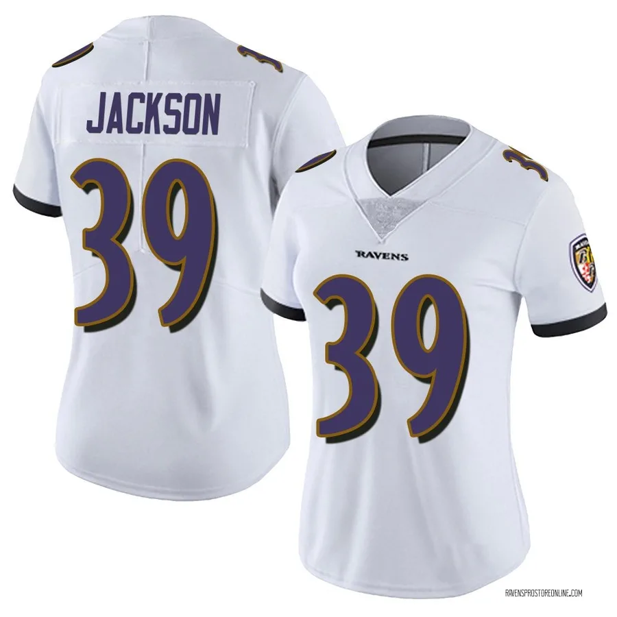 Keondre Jackson Baltimore Ravens Women's Limited Vapor Untouchable Nike Jersey - White