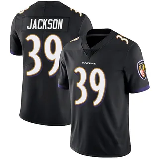 Keondre Jackson Baltimore Ravens Youth Limited Alternate Vapor Untouchable Nike Jersey - Black