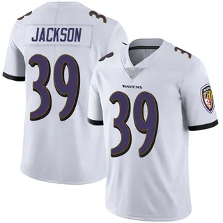 Keondre Jackson Baltimore Ravens Youth Limited Vapor Untouchable Nike Jersey - White