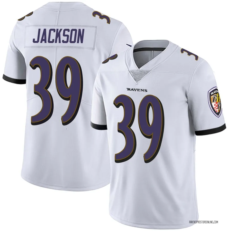 Keondre Jackson Baltimore Ravens Youth Limited Vapor Untouchable Nike Jersey - White