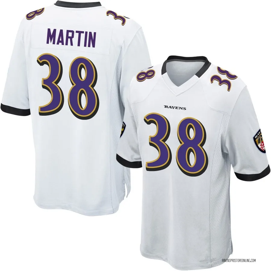 Keyon Martin Baltimore Ravens Men's Game Nike Jersey - White