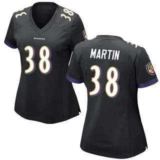 Keyon Martin Baltimore Ravens Women's Game Nike Jersey - Black