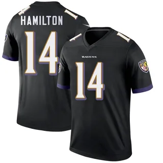 Kyle Hamilton Baltimore Ravens Men's Legend Nike Jersey - Black