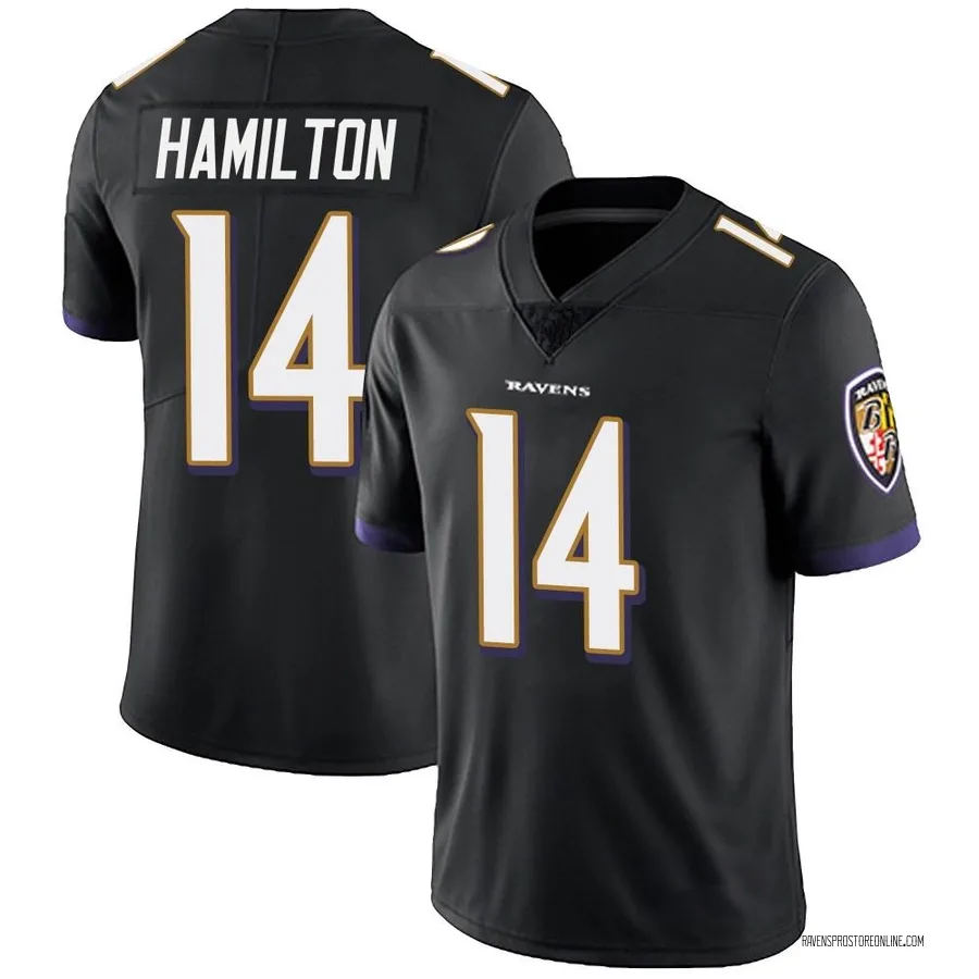 Kyle Hamilton Baltimore Ravens Men's Limited Alternate Vapor Untouchable Nike Jersey - Black