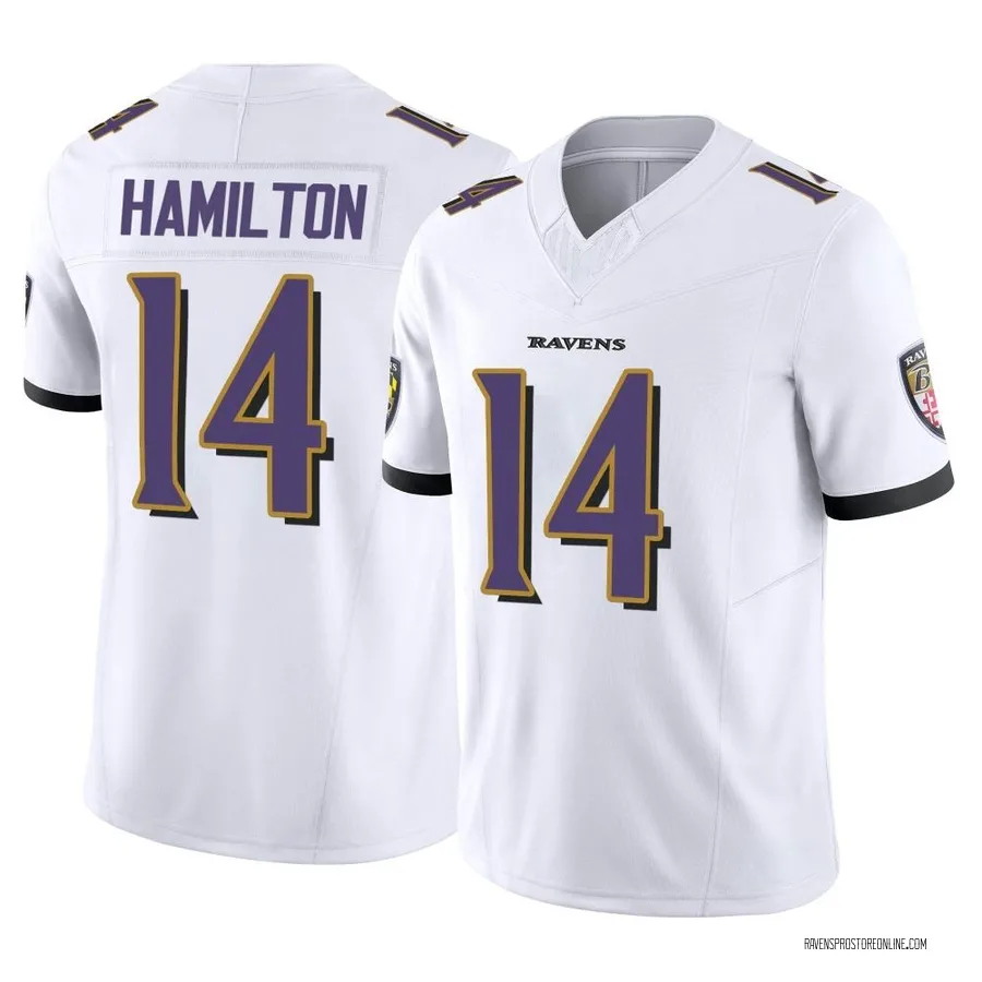 Kyle Hamilton Baltimore Ravens Men's Limited Vapor F.U.S.E. Nike Jersey - White