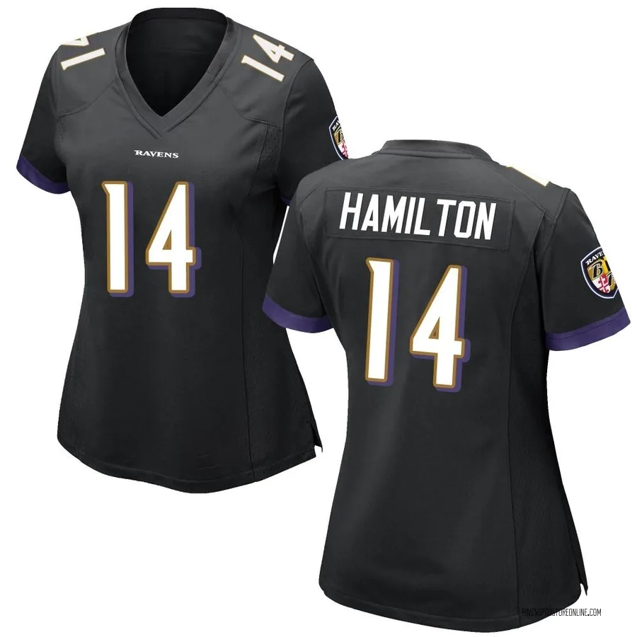Kyle Hamilton Baltimore Ravens Women's Game Nike Jersey - Black