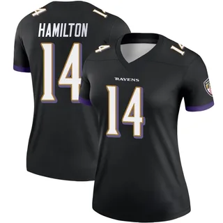 Kyle Hamilton Baltimore Ravens Women's Legend Nike Jersey - Black