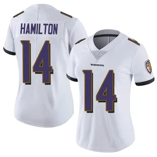 Kyle Hamilton Baltimore Ravens Women's Limited Vapor Untouchable Nike Jersey - White