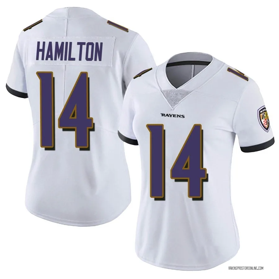 Kyle Hamilton Baltimore Ravens Women's Limited Vapor Untouchable Nike Jersey - White