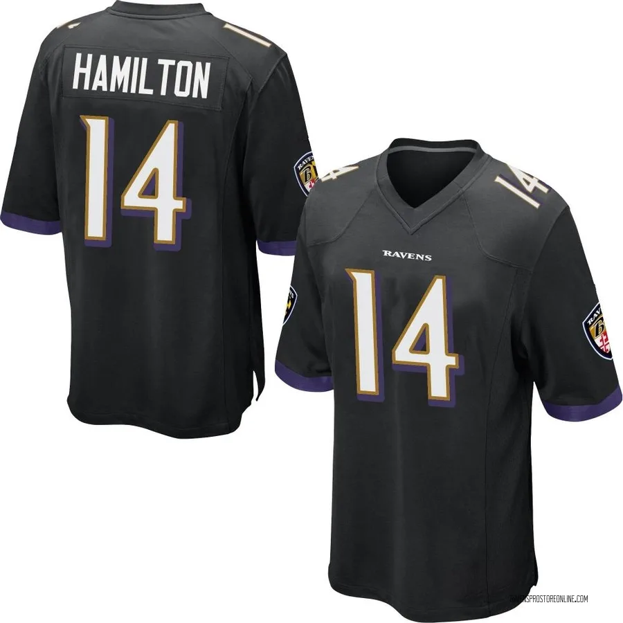 Kyle Hamilton Baltimore Ravens Youth Game Nike Jersey - Black