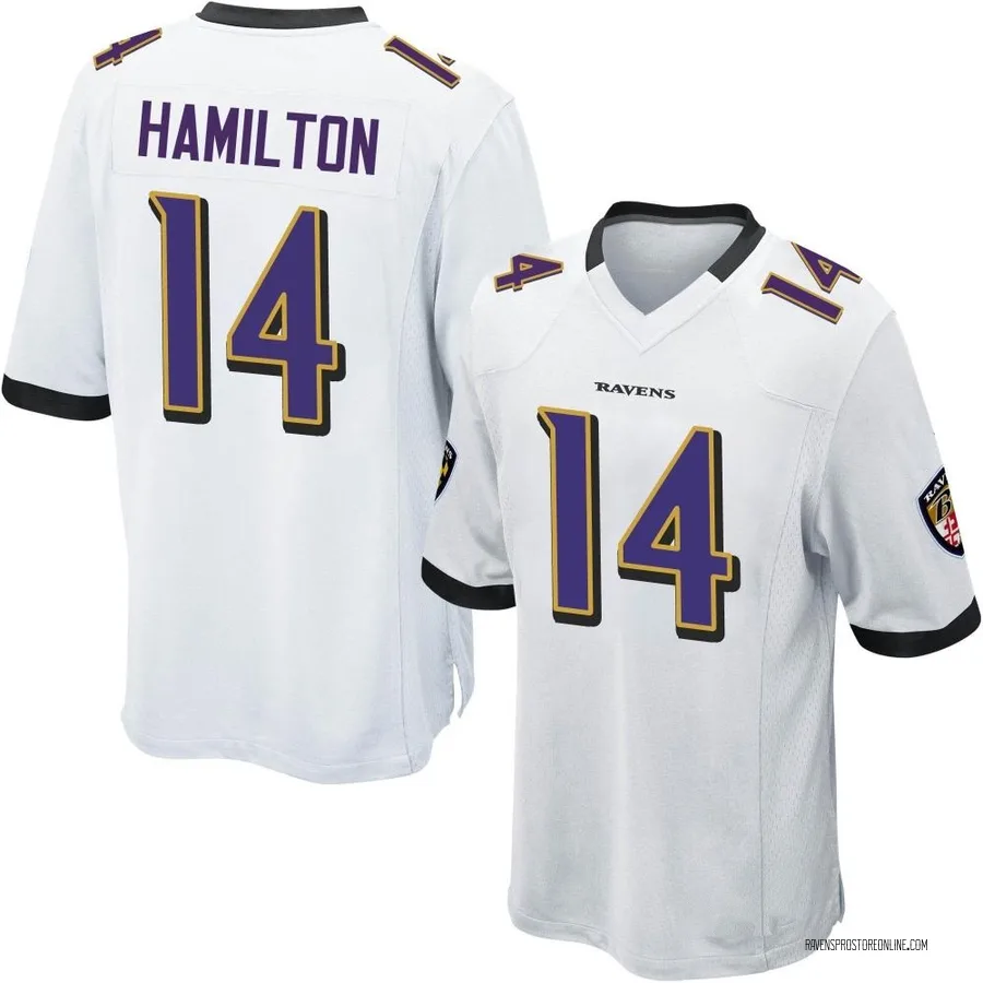 Kyle Hamilton Baltimore Ravens Youth Game Nike Jersey - White