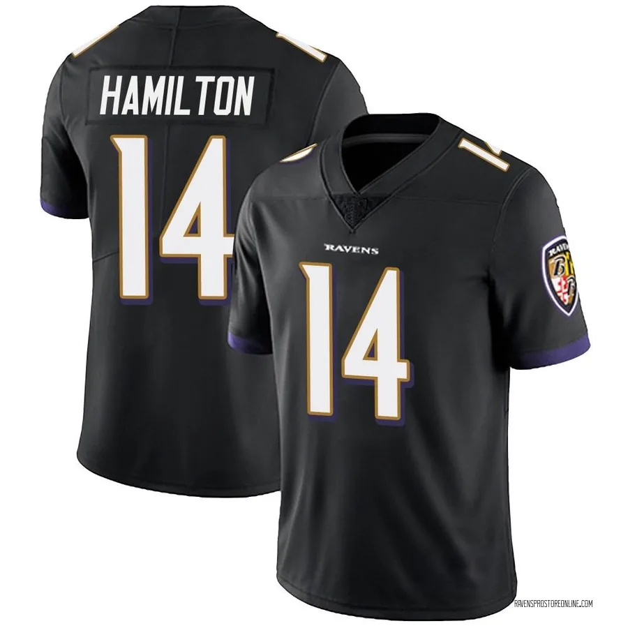 Kyle Hamilton Baltimore Ravens Youth Limited Alternate Vapor Untouchable Nike Jersey - Black