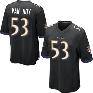 Kyle Van Noy Baltimore Ravens Men's Game Nike Jersey - Black