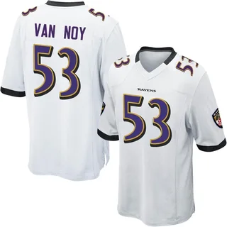 Kyle Van Noy Baltimore Ravens Men's Game Nike Jersey - White