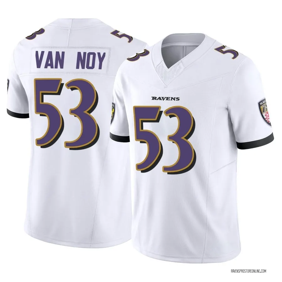 Kyle Van Noy Baltimore Ravens Men's Limited Vapor F.U.S.E. Nike Jersey - White