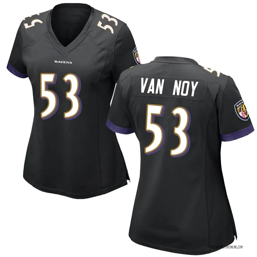 Kyle Van Noy Baltimore Ravens Women's Game Nike Jersey - Black