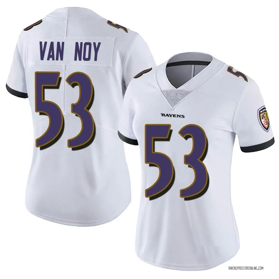 Kyle Van Noy Baltimore Ravens Women's Limited Vapor Untouchable Nike Jersey - White