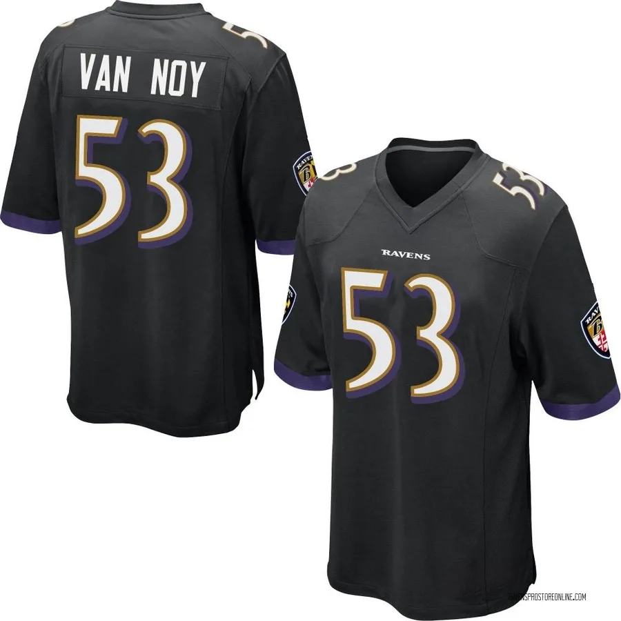 Kyle Van Noy Baltimore Ravens Youth Game Nike Jersey - Black