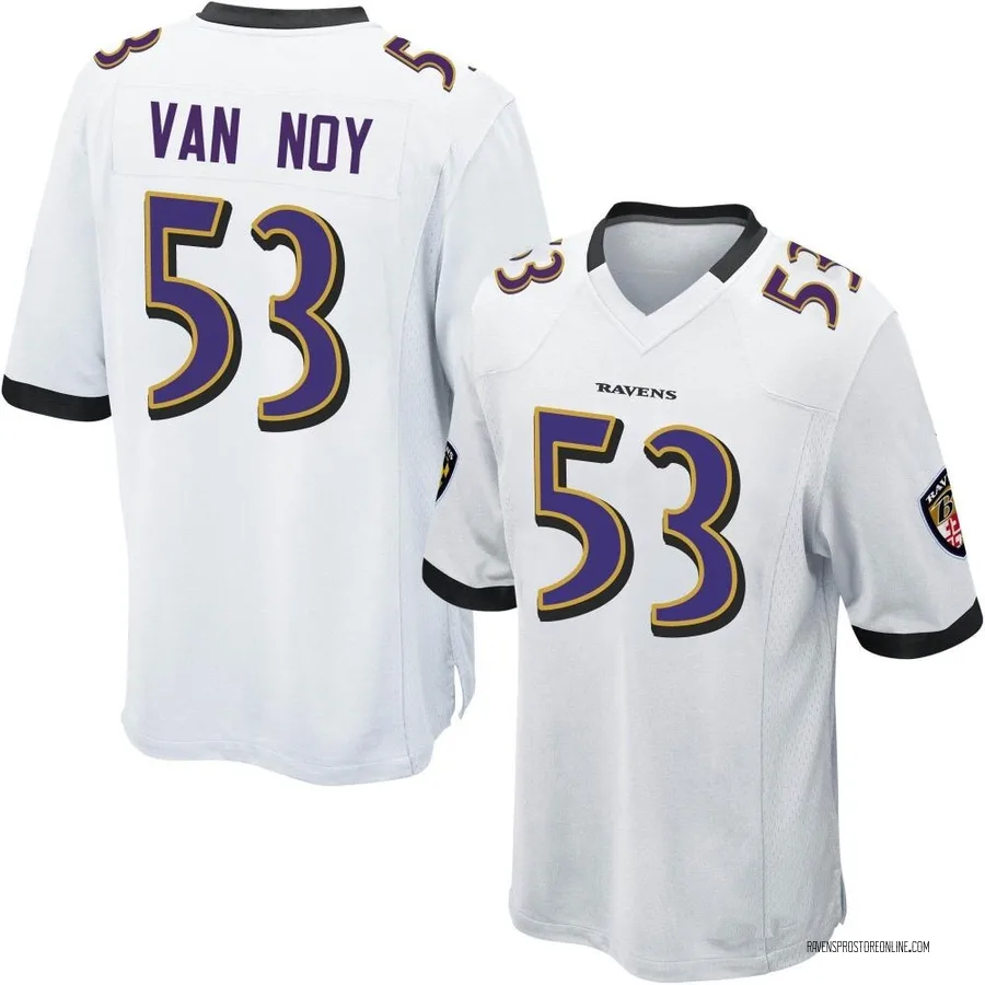 Kyle Van Noy Baltimore Ravens Youth Game Nike Jersey - White