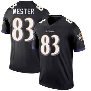 LaJohntay Wester Baltimore Ravens Men's Legend Nike Jersey - Black