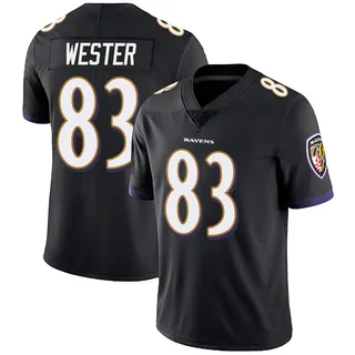 LaJohntay Wester Baltimore Ravens Men's Limited Alternate Vapor Untouchable Nike Jersey - Black