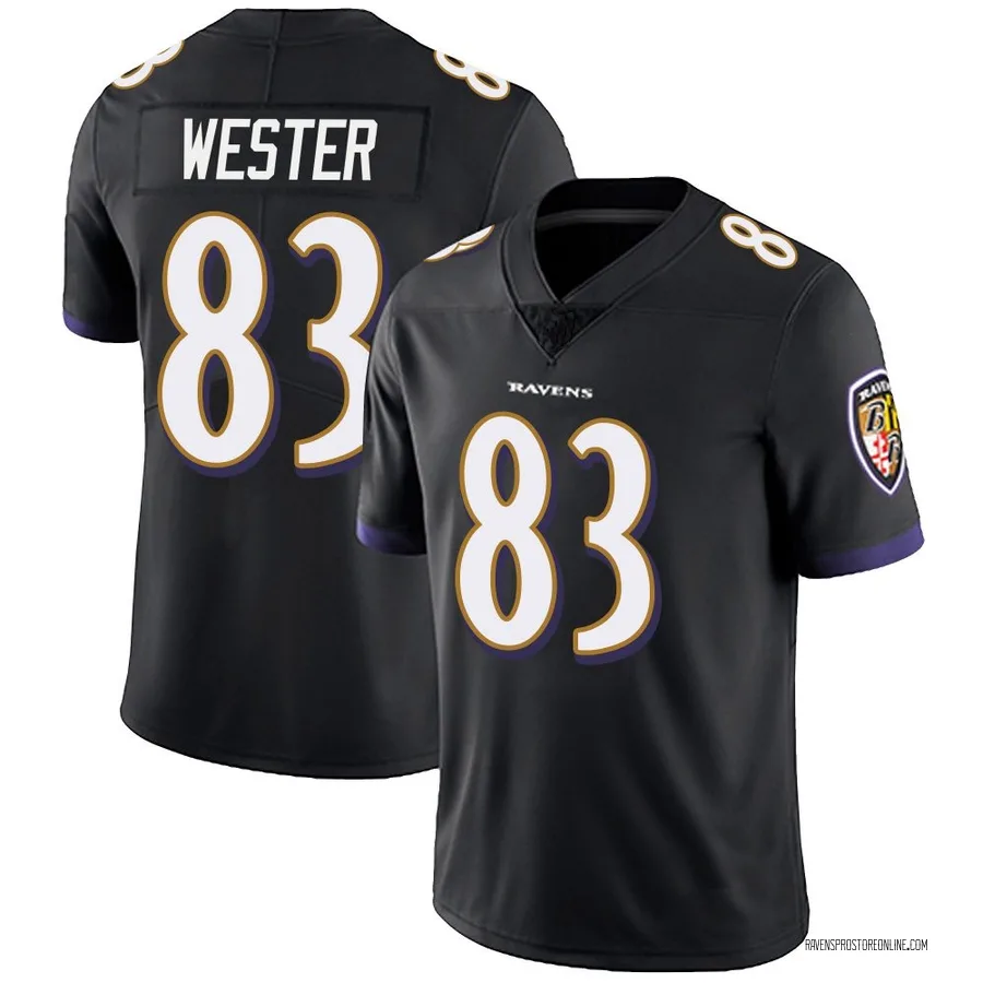 LaJohntay Wester Baltimore Ravens Men's Limited Alternate Vapor Untouchable Nike Jersey - Black