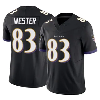 LaJohntay Wester Baltimore Ravens Men's Limited Vapor F.U.S.E. Nike Jersey - Black