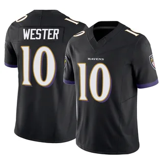 LaJohntay Wester Baltimore Ravens Men's Limited Vapor F.U.S.E. Nike Jersey - Black