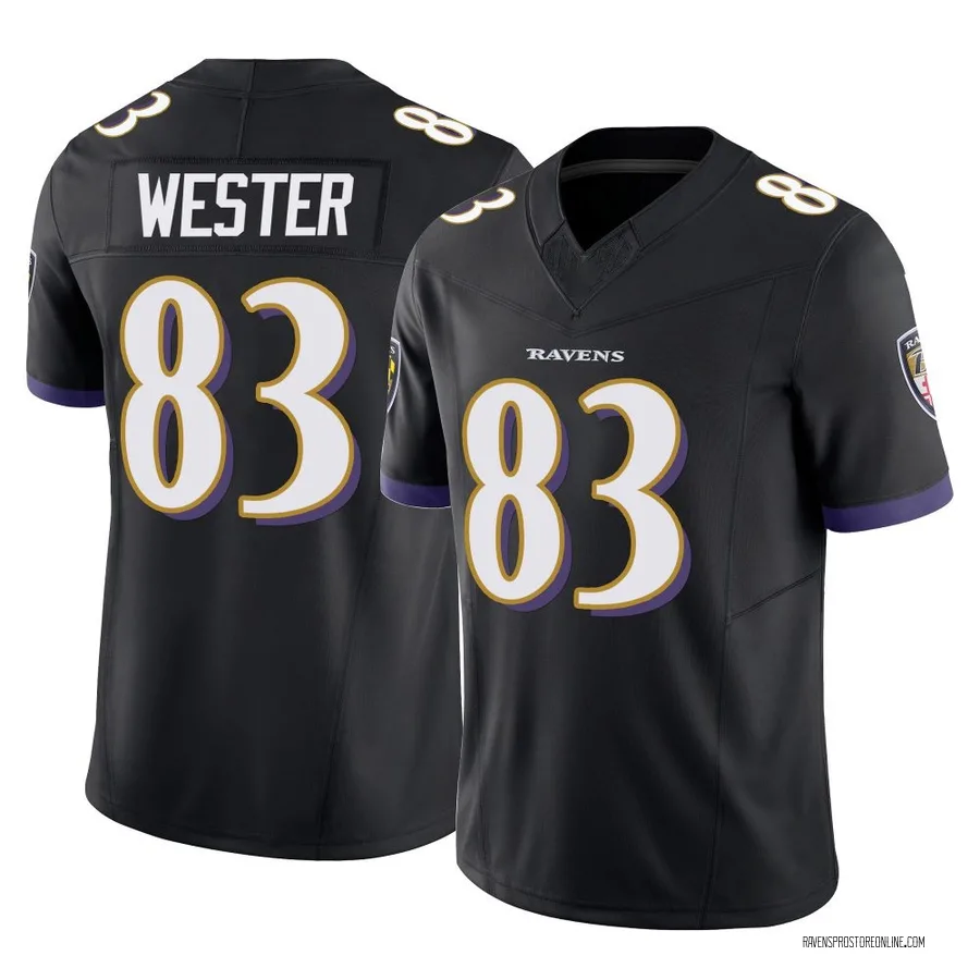LaJohntay Wester Baltimore Ravens Men's Limited Vapor F.U.S.E. Nike Jersey - Black