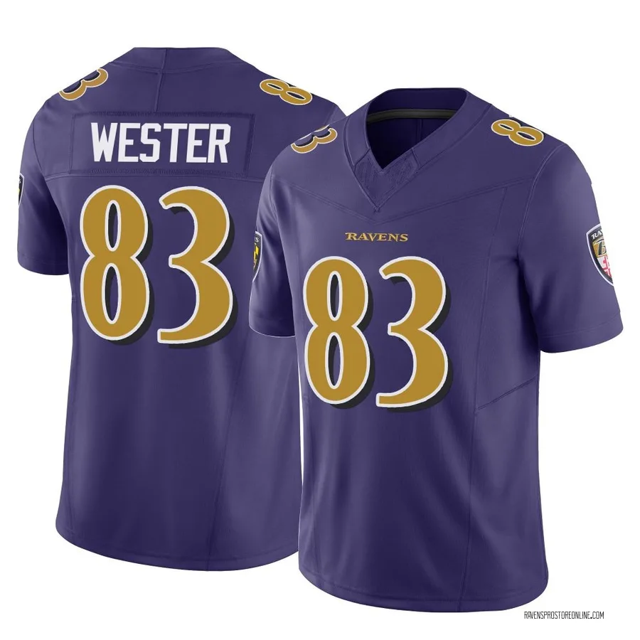 LaJohntay Wester Baltimore Ravens Men's Limited Vapor F.U.S.E. Nike Jersey - Purple