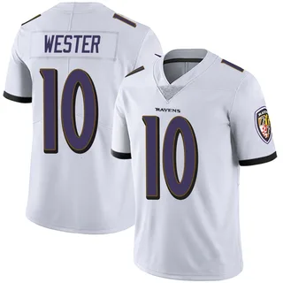 LaJohntay Wester Baltimore Ravens Men's Limited Vapor Untouchable Nike Jersey - White