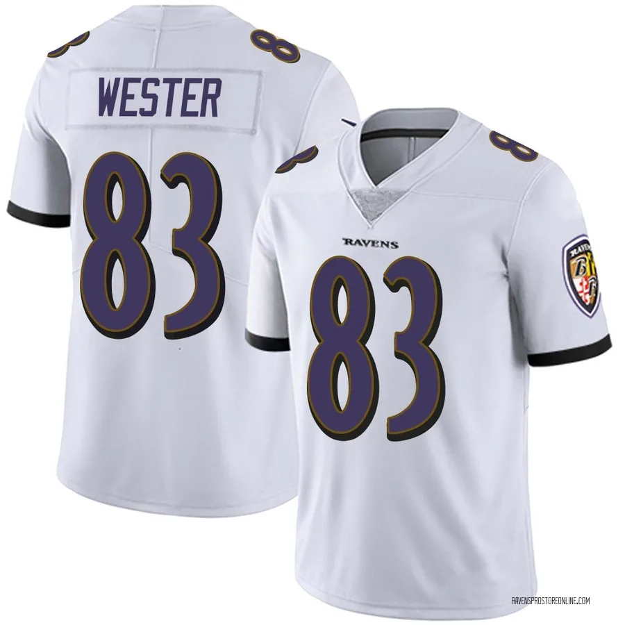 LaJohntay Wester Baltimore Ravens Men's Limited Vapor Untouchable Nike Jersey - White