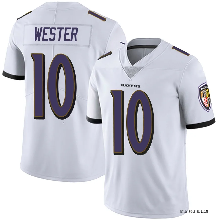 LaJohntay Wester Baltimore Ravens Men's Limited Vapor Untouchable Nike Jersey - White