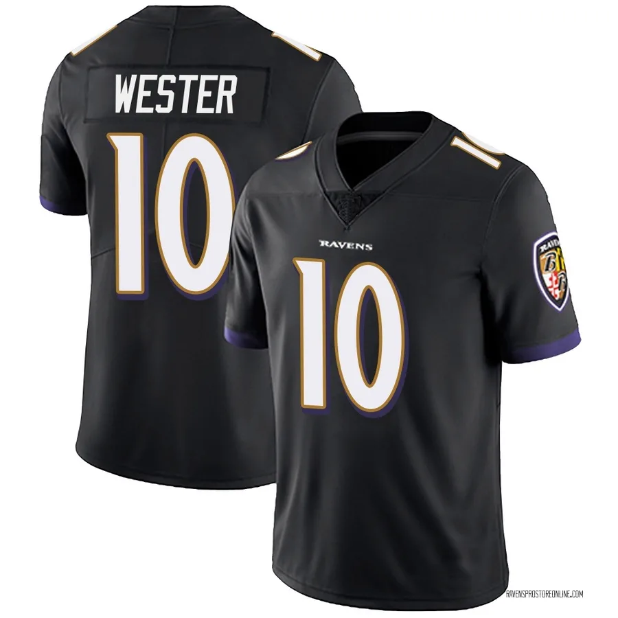 LaJohntay Wester Baltimore Ravens Youth Limited Alternate Vapor Untouchable Nike Jersey - Black
