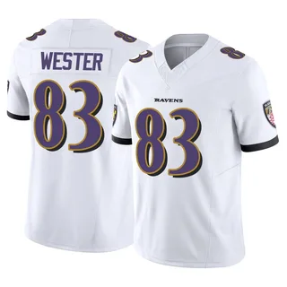LaJohntay Wester Baltimore Ravens Youth Limited Vapor F.U.S.E. Nike Jersey - White