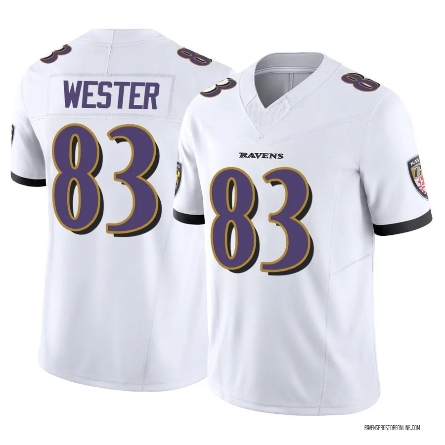 LaJohntay Wester Baltimore Ravens Youth Limited Vapor F.U.S.E. Nike Jersey - White